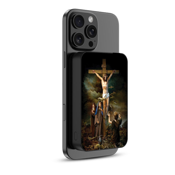 MyBat Design Lab 10000mAh Magnetic Wireless Power Bank - Black - Jesus on the Cross - MPBBAT141-BK-197-2.jpg