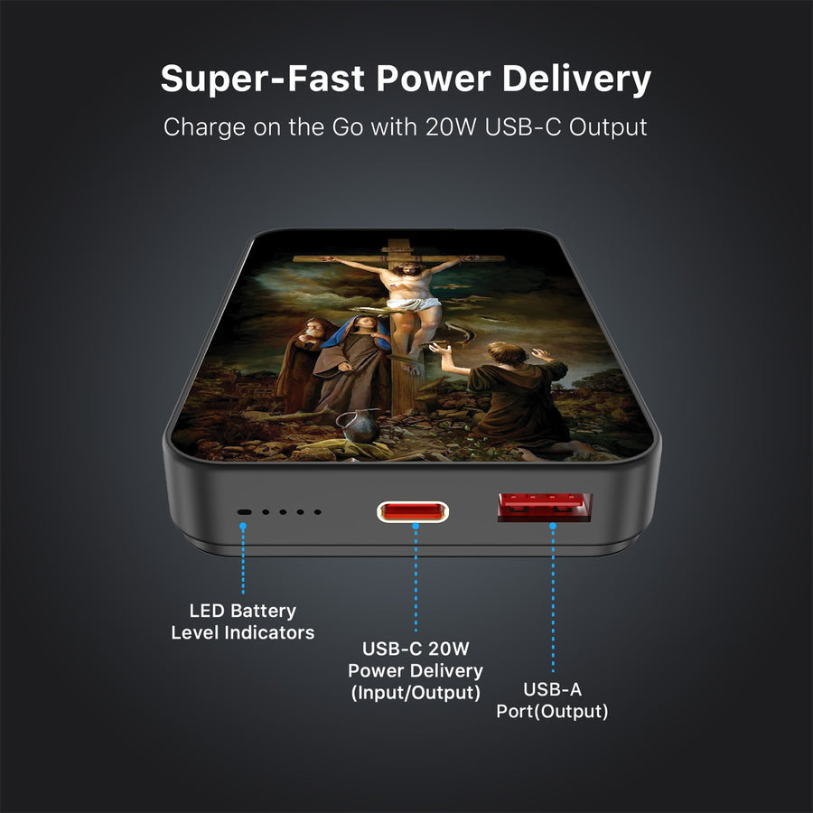 MyBat Design Lab 10000mAh Magnetic Wireless Power Bank - Black - Jesus on the Cross - MPBBAT141-BK-197-7.jpg