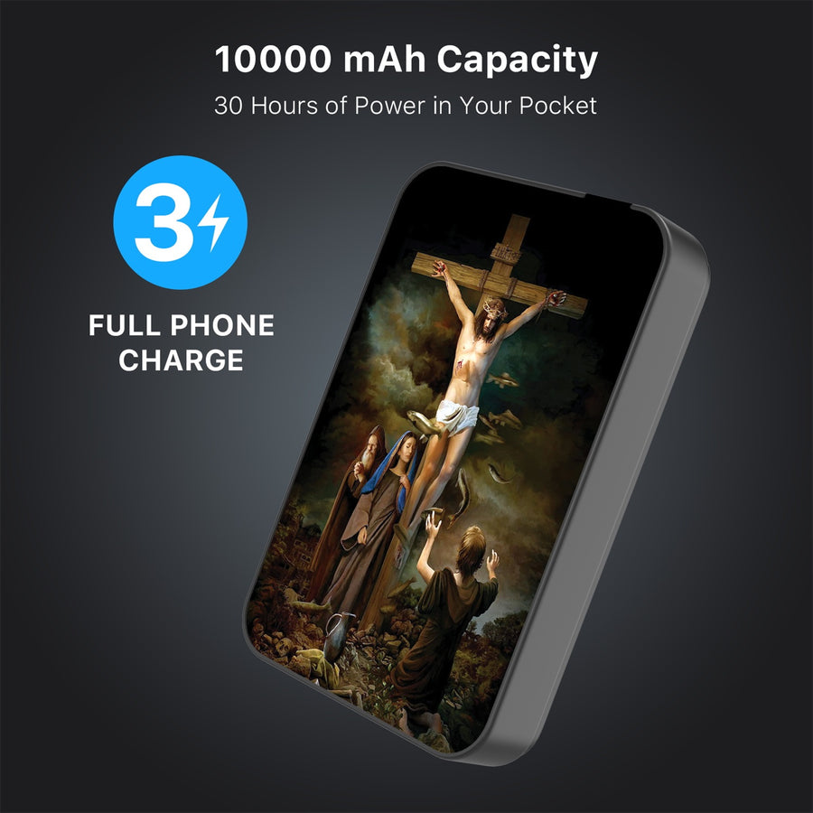 MyBat Design Lab 10000mAh Magnetic Wireless Power Bank - Black - Jesus on the Cross - MPBBAT141-BK-197-8.jpg