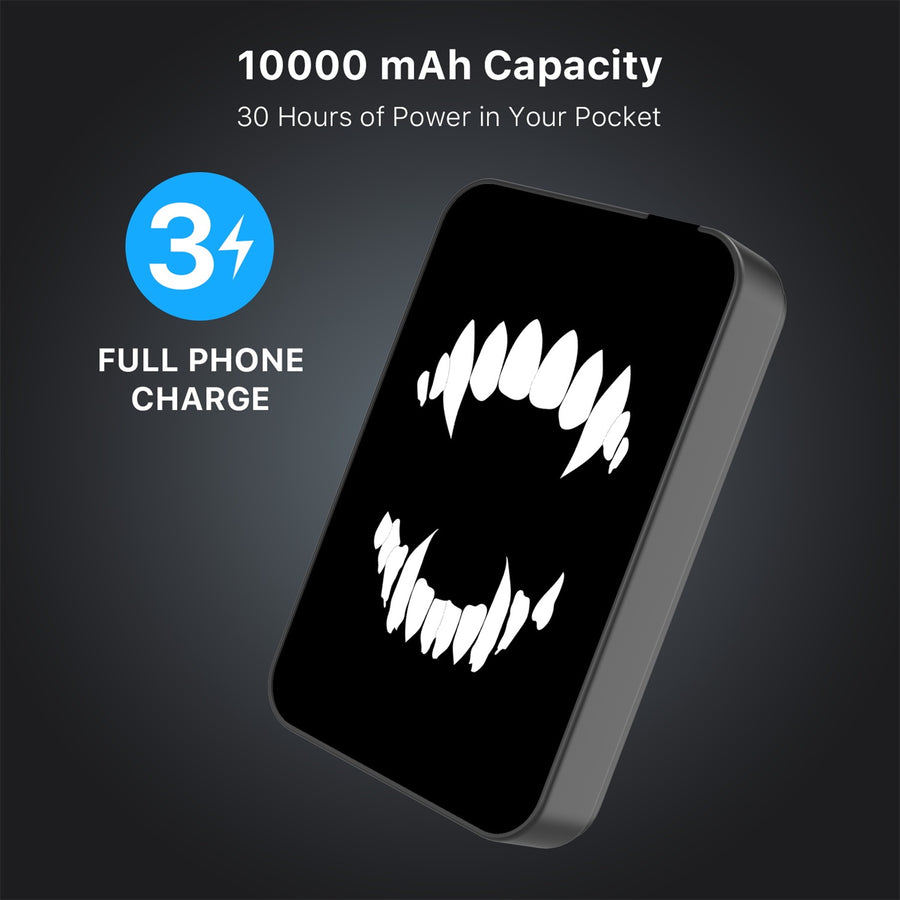 MyBat Design Lab 10000mAh Magnetic Wireless Power Bank - Black - Vampire Fangs - MPBBAT141-BK-230-8.jpg