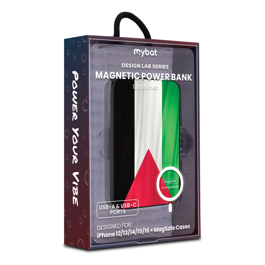MyBat Design Lab 10000mAh Magnetic Wireless Power Bank - Black - Palestine Flag - MPBBAT141-BK-306-9.jpg
