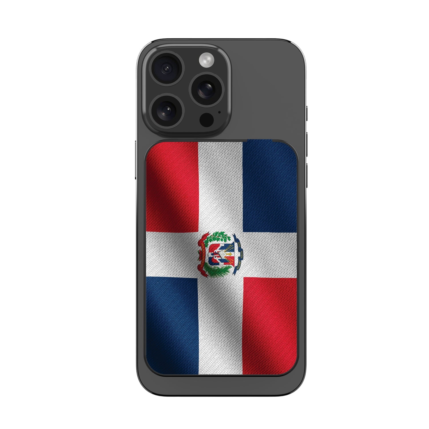 MyBat Design Lab 10000mAh Magnetic Wireless Power Bank - Black - Dominican Republic Flag - MPBBAT141-BK-307-3.jpg