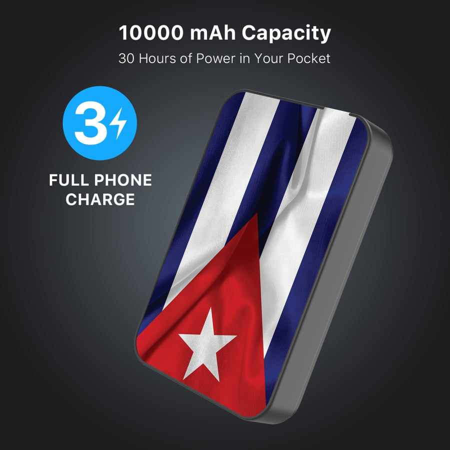 MyBat Design Lab 10000mAh Magnetic Wireless Power Bank - Black - Cuba Flag - MPBBAT141-BK-309-8.jpg