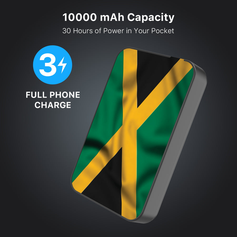 MyBat Design Lab 10000mAh Magnetic Wireless Power Bank - Black - Jamaica Flag - MPBBAT141-BK-310-8.jpg