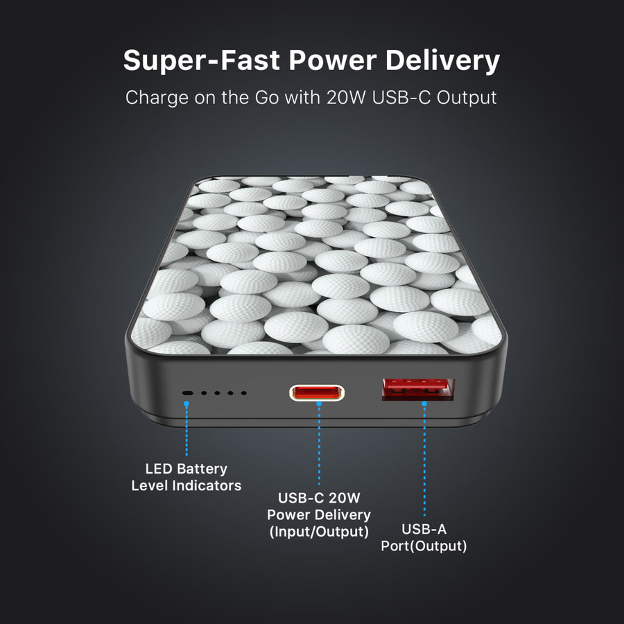 MyBat Design Lab 10000mAh Magnetic Wireless Power Bank - Black - Golf Balls - MPBBAT141-BK-314-7.jpg