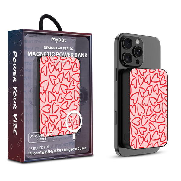 MyBat Design Lab 10000mAh Magnetic Wireless Power Bank - Black - Endless Hearts - MPBBAT141-BK-338-1.jpg