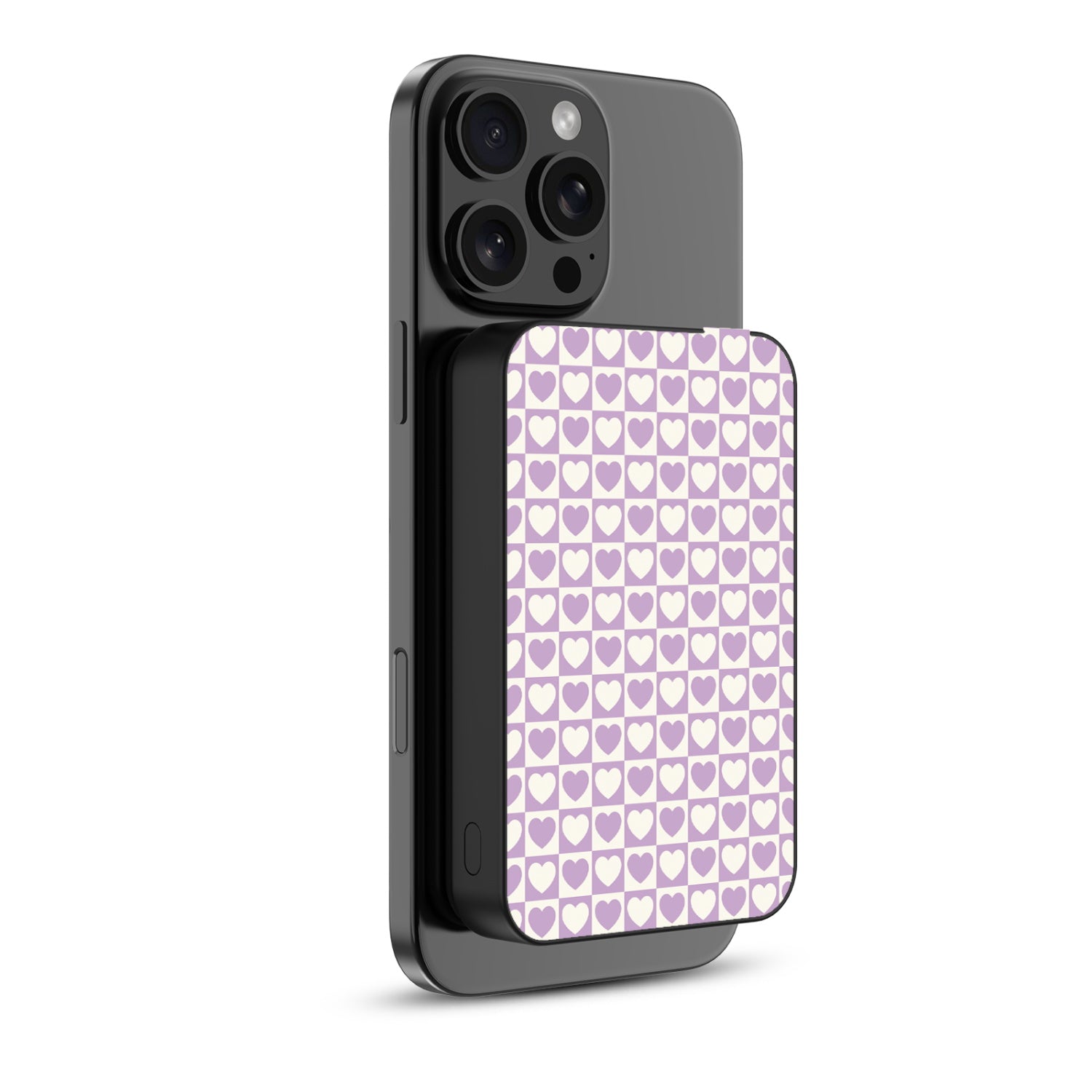 MyBat Design Lab 10000mAh Magnetic Wireless Power Bank - Black - Heart Grid - MPBBAT141-BK-339-2.jpg