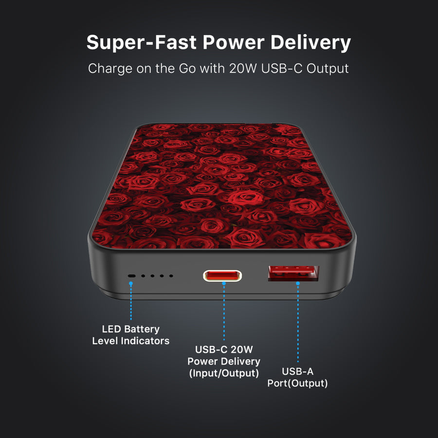 MyBat Design Lab 10000mAh Magnetic Wireless Power Bank - Black - Red Roses - MPBBAT141-BK-343-7.jpg