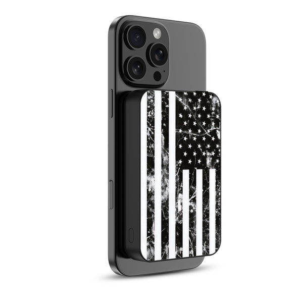 MyBat Design Lab 10000mAh Magnetic Wireless Power Bank - Black - Distress US Flag - MPBBAT141-BK-344-2.jpg