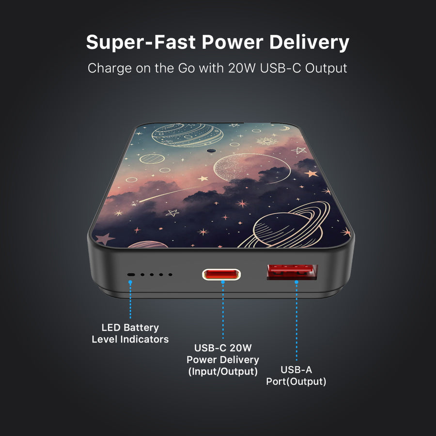 MyBat Design Lab 10000mAh Magnetic Wireless Power Bank - Black - Planets and Stars - MPBBAT141-BK-356-7.jpg