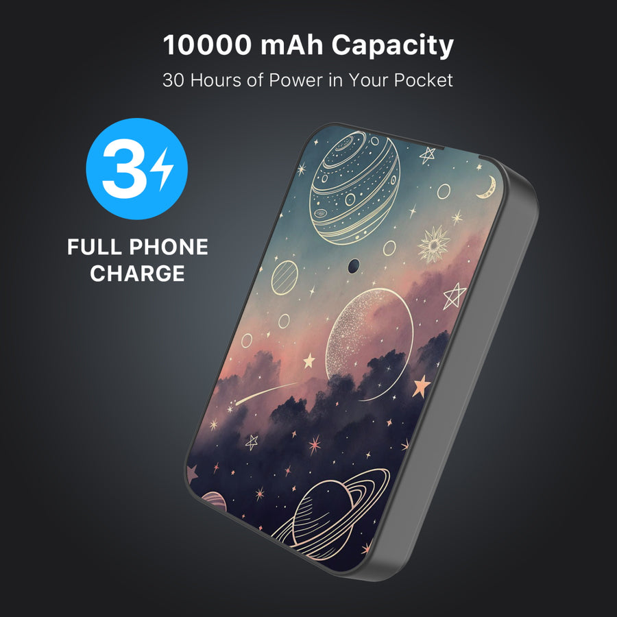 MyBat Design Lab 10000mAh Magnetic Wireless Power Bank - Black - Planets and Stars - MPBBAT141-BK-356-8.jpg