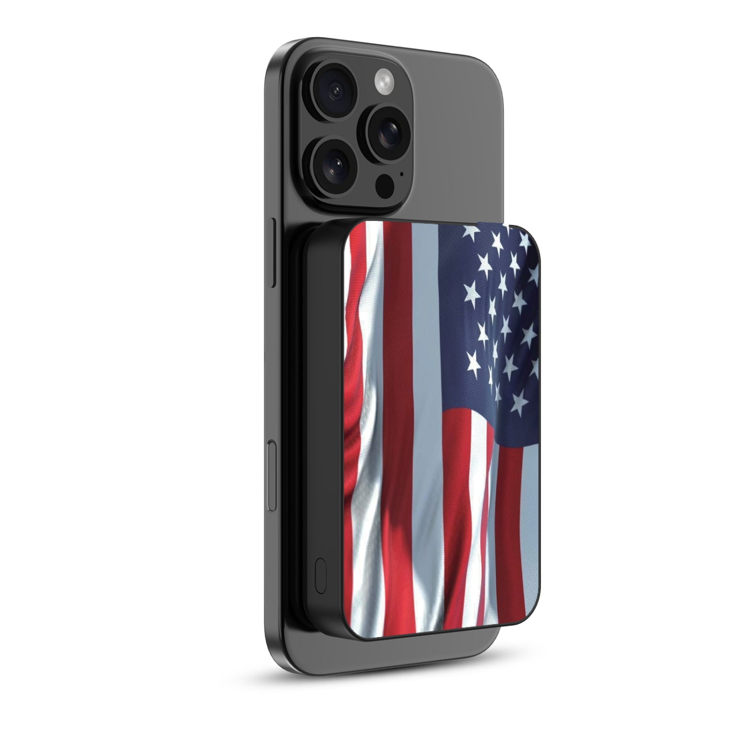 MyBat Design Lab 10000mAh Magnetic Wireless Power Bank - Black - Waving USA FLag - MPBBAT141-BK-367-2.jpg