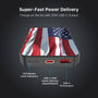 MyBat Design Lab 10000mAh Magnetic Wireless Power Bank - Black - Waving USA FLag - MPBBAT141-BK-367-7.jpg