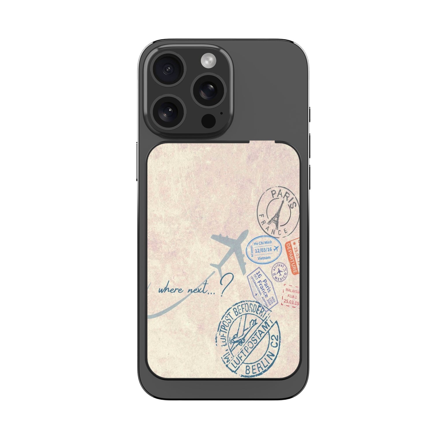 MyBat Design Lab 10000mAh Magnetic Wireless Power Bank - Black - Passport Stamps - MPBBAT141-BK-371-3.jpg