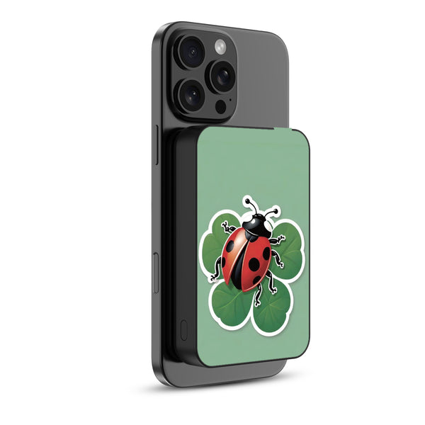MyBat Design Lab 10000mAh Magnetic Wireless Power Bank - Black - Ladybug Luck - MPBBAT141-BK-373-2.jpg