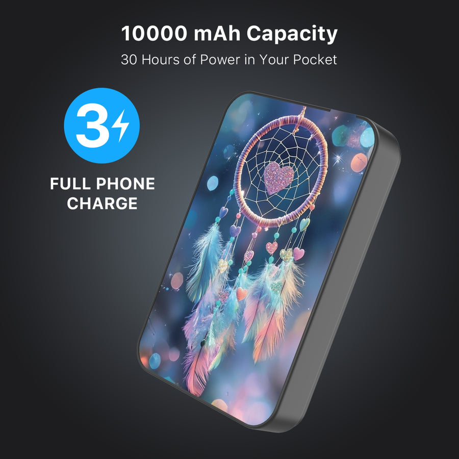 MyBat Design Lab 10000mAh Magnetic Wireless Power Bank - Black - Pastel Dreamcatcher - MPBBAT141-BK-376-8.jpg