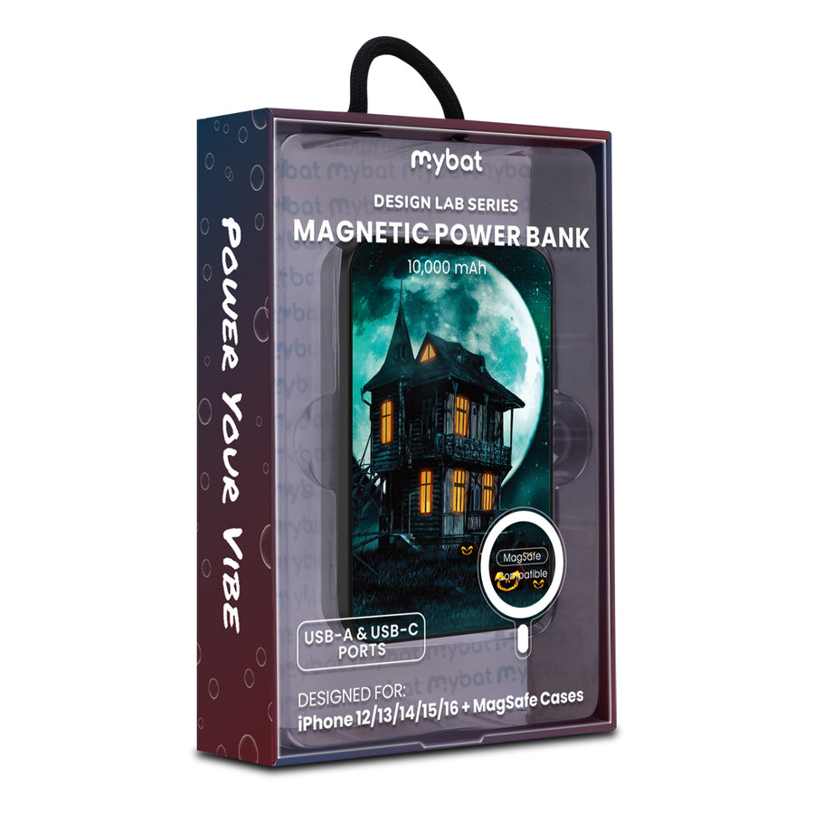 MyBat Design Lab 10000mAh Magnetic Wireless Power Bank - Black - Haunted Mansion - MPBBAT141-BK-396-9.jpg
