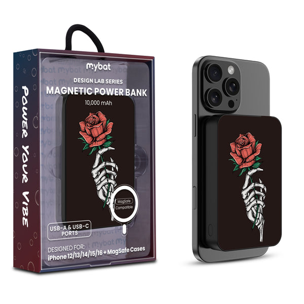 MyBat Design Lab 10000mAh Magnetic Wireless Power Bank - Black - Eternal Rose - MPBBAT141-BK-402-1.jpg