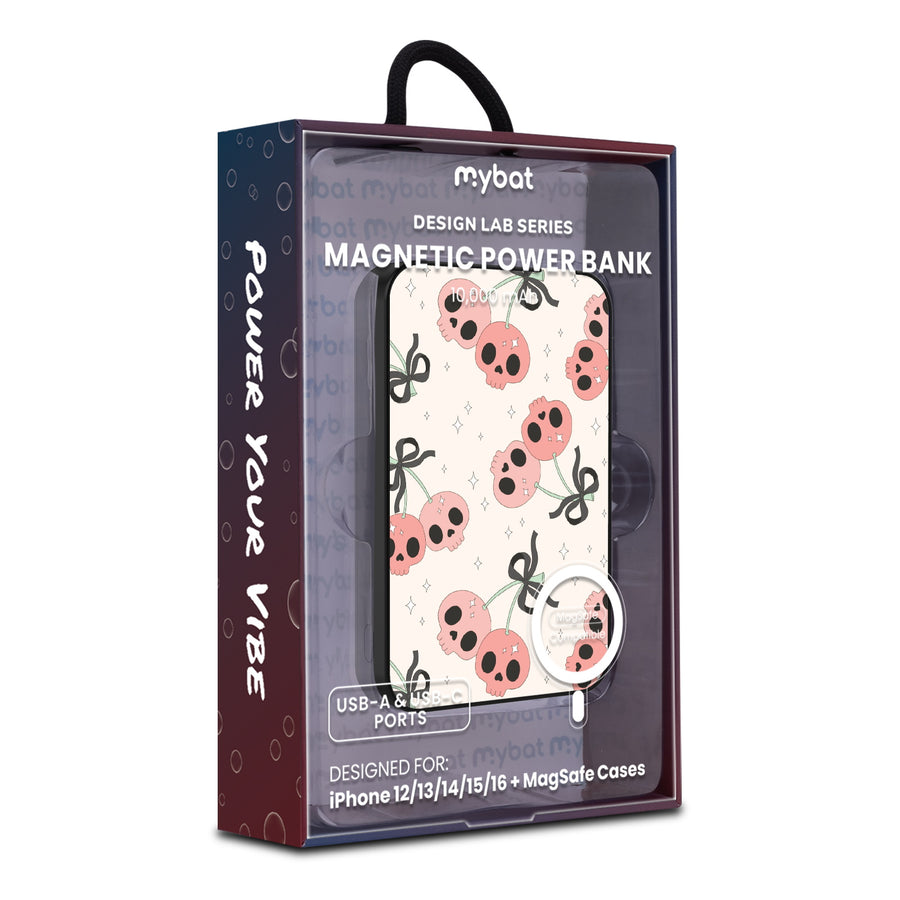 MyBat Design Lab 10000mAh Magnetic Wireless Power Bank - Black - Cherry Skulls - MPBBAT141-BK-408-9.jpg
