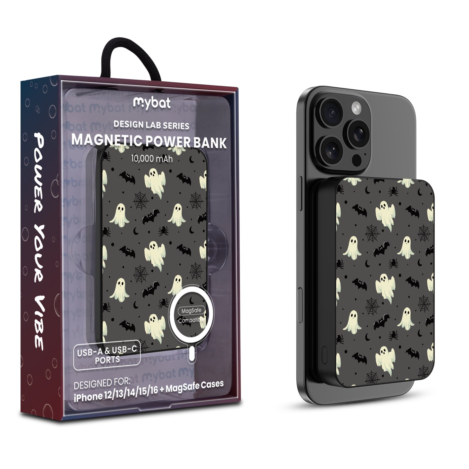 MyBat Design Lab 10000mAh Magnetic Wireless Power Bank - Black - Night Crawlers - MPBBAT141-BK-409-1.jpg