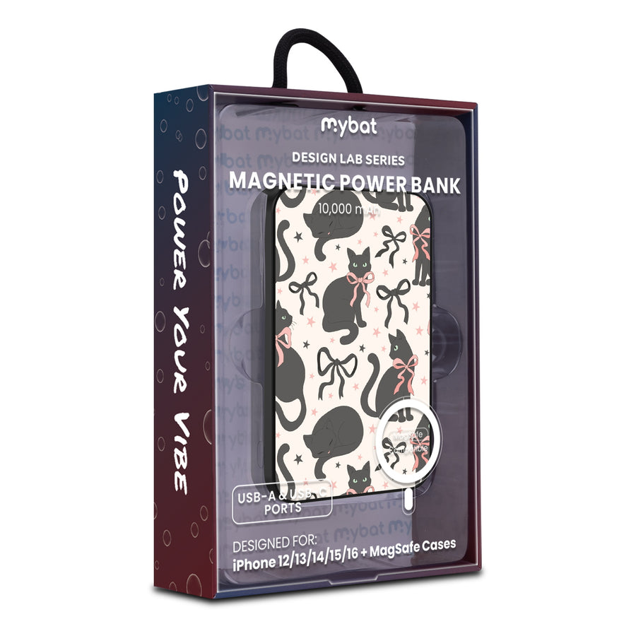 MyBat Design Lab 10000mAh Magnetic Wireless Power Bank - Black - Coquette Cat - MPBBAT141-BK-410-9.jpg