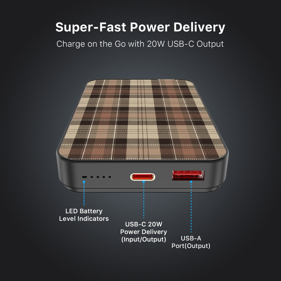 MyBat Design Lab 10000mAh Magnetic Wireless Power Bank - Black - Mocha Flannel - MPBBAT141-BK-431-7.jpg