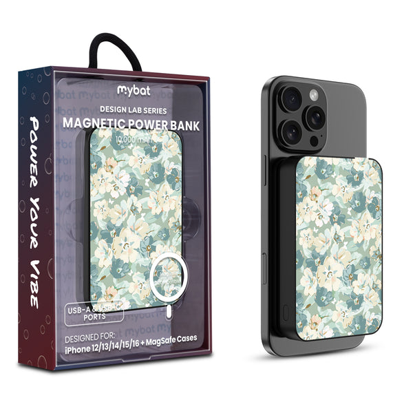 MyBat Design Lab 10000mAh Magnetic Wireless Power Bank - Black - Vintage Garden - MPBBAT141-BK-432-1.jpg