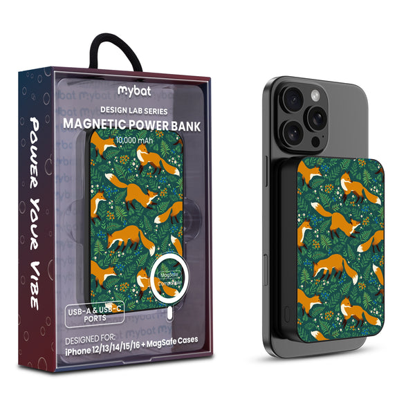 MyBat Design Lab 10000mAh Magnetic Wireless Power Bank - Black - Frolicking Fox - MPBBAT141-BK-443-1.jpg