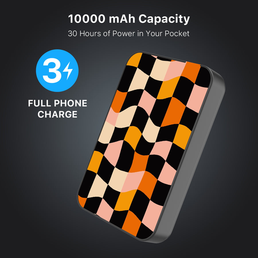 MyBat Design Lab 10000mAh Magnetic Wireless Power Bank - Black - Groovy Check - MPBBAT141-BK-448-8.jpg