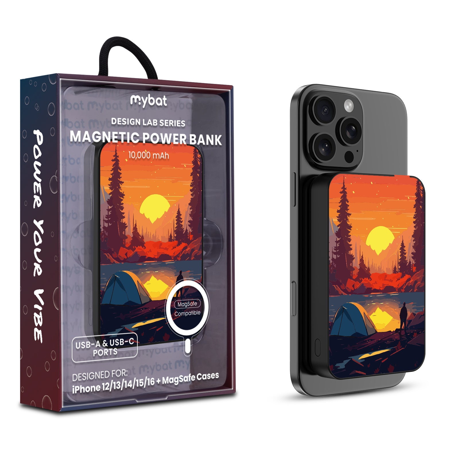 MyBat Design Lab 10000mAh Magnetic Wireless Power Bank - Black - Sunset Camp - MPBBAT141-BK-450-1.jpg