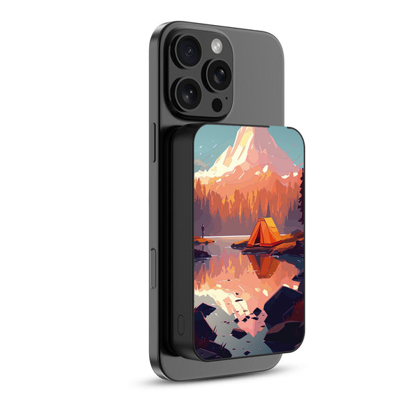 MyBat Design Lab 10000mAh Magnetic Wireless Power Bank - Black - Lakeside Sunrise - MPBBAT141-BK-451-2.jpg