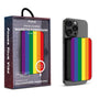 MyBat Design Lab 10000mAh Magnetic Wireless Power Bank - Black - Rainbow Stripes