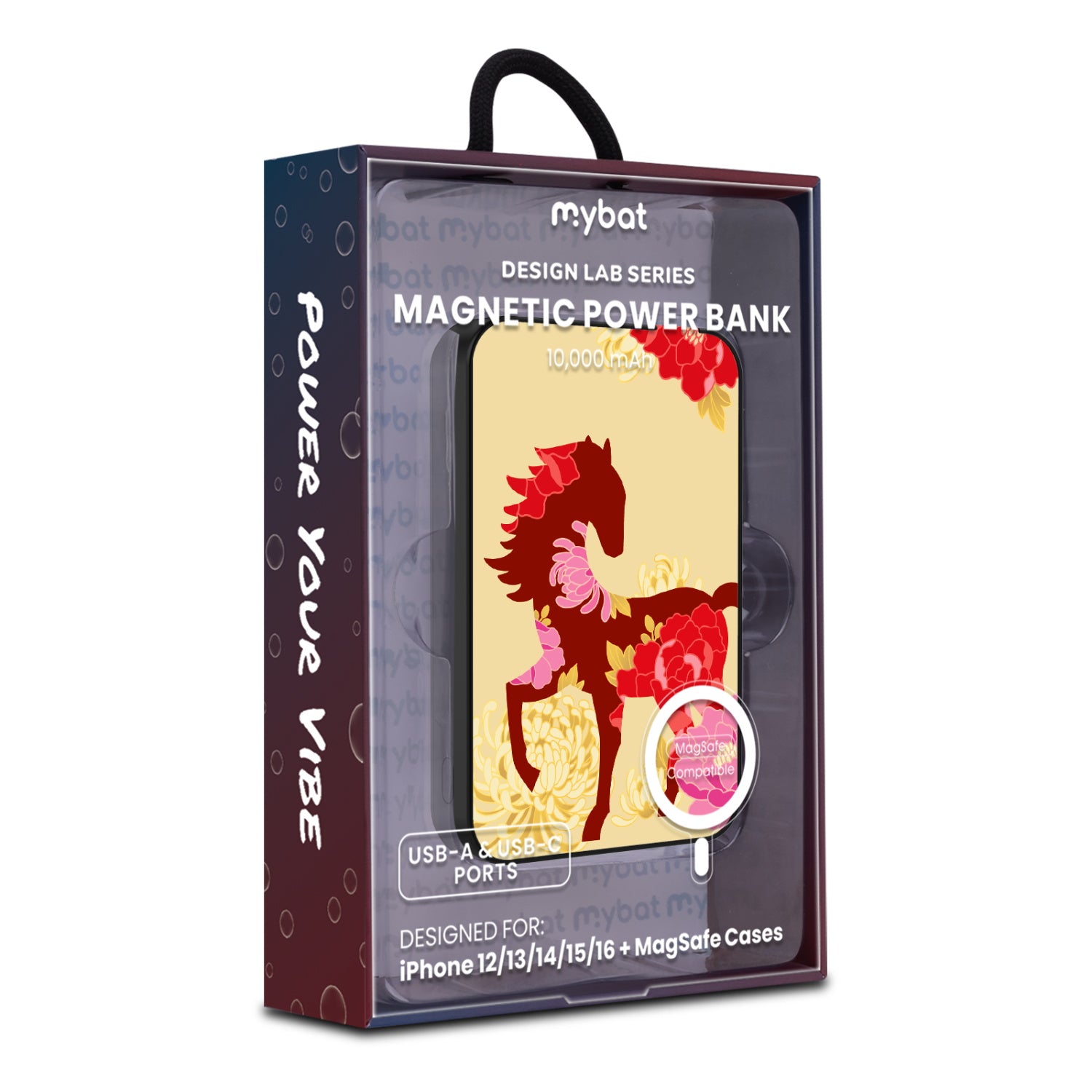 MyBat Design Lab 10000mAh Magnetic Wireless Power Bank - Black - Peony Pedigree - MPBBAT141-BK-464-2.jpg