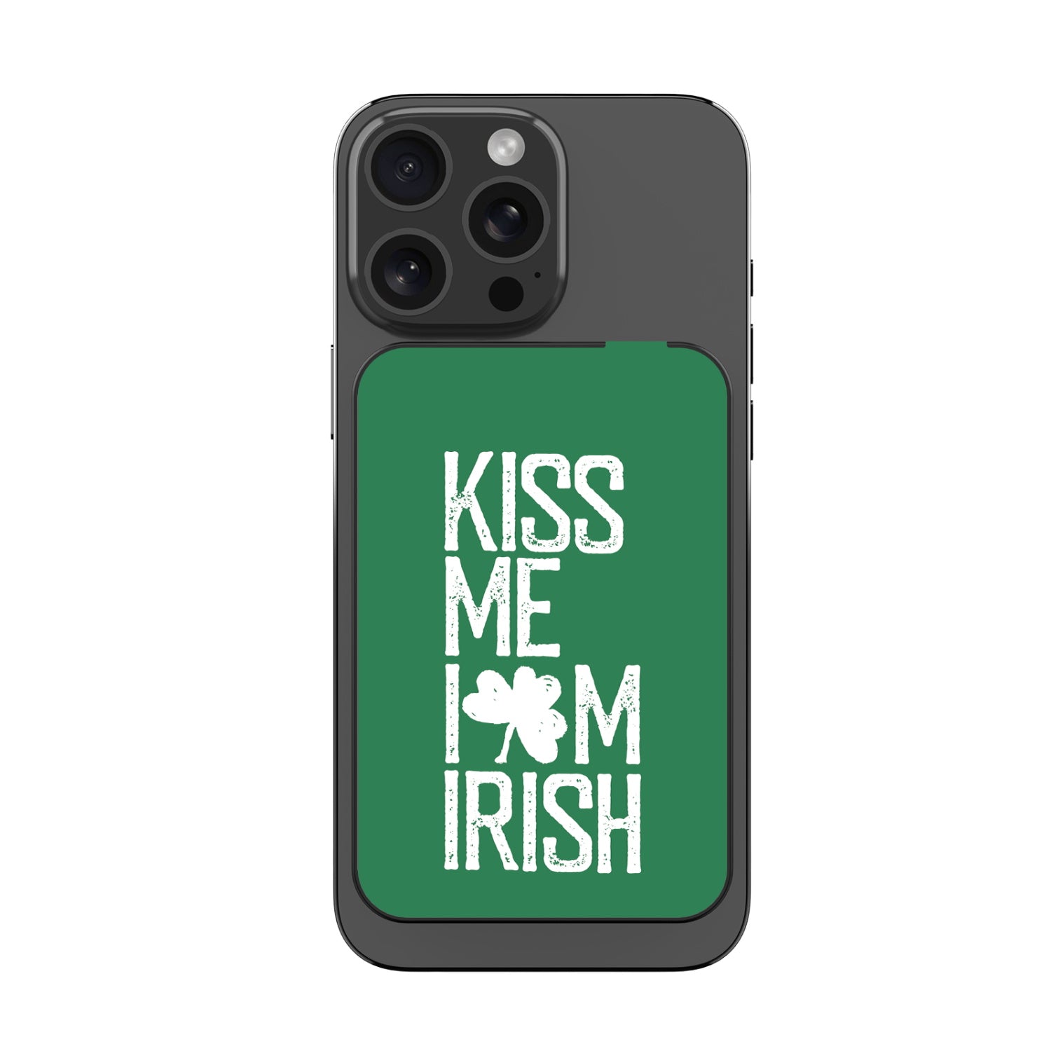 MyBat Design Lab 10000mAh Magnetic Wireless Power Bank - Black - Kiss Me I'm Irish - MPBBAT141-BK-465-3.jpg