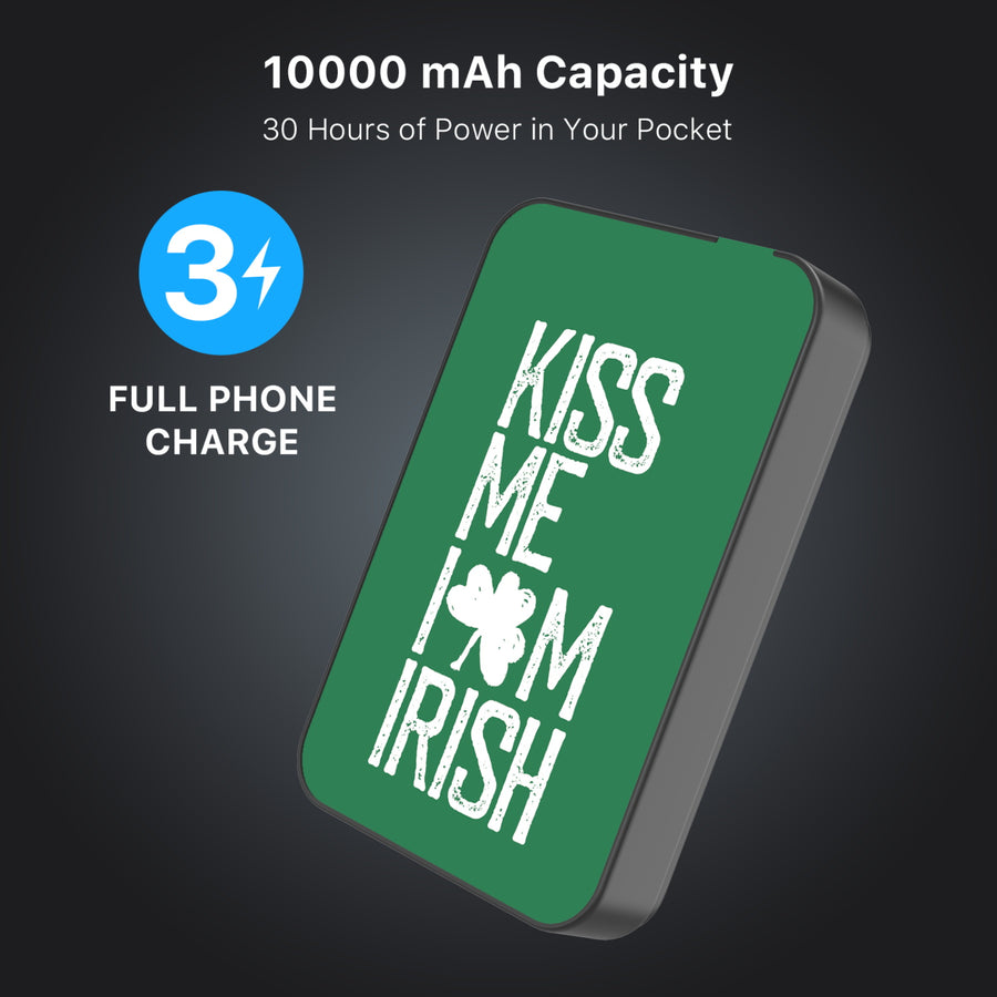 MyBat Design Lab 10000mAh Magnetic Wireless Power Bank - Black - Kiss Me I'm Irish - MPBBAT141-BK-465-8.jpg
