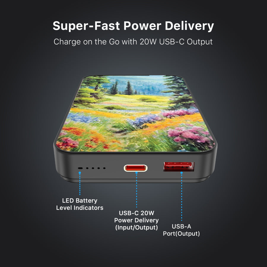 MyBat Design Lab 10000mAh Magnetic Wireless Power Bank - Black - Nature's Canvas - MPBBAT141-BK-468-7.jpg