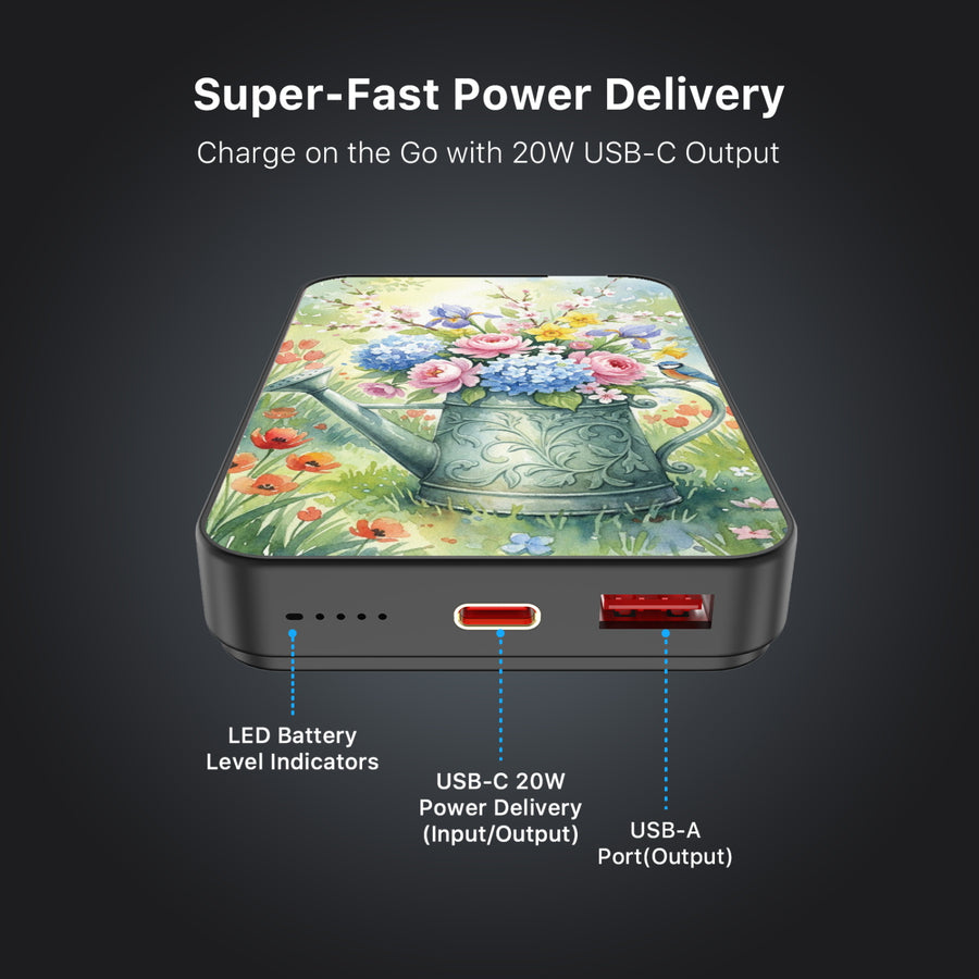 MyBat Design Lab 10000mAh Magnetic Wireless Power Bank - Black - Backyard Bouquet - MPBBAT141-BK-469-7.jpg