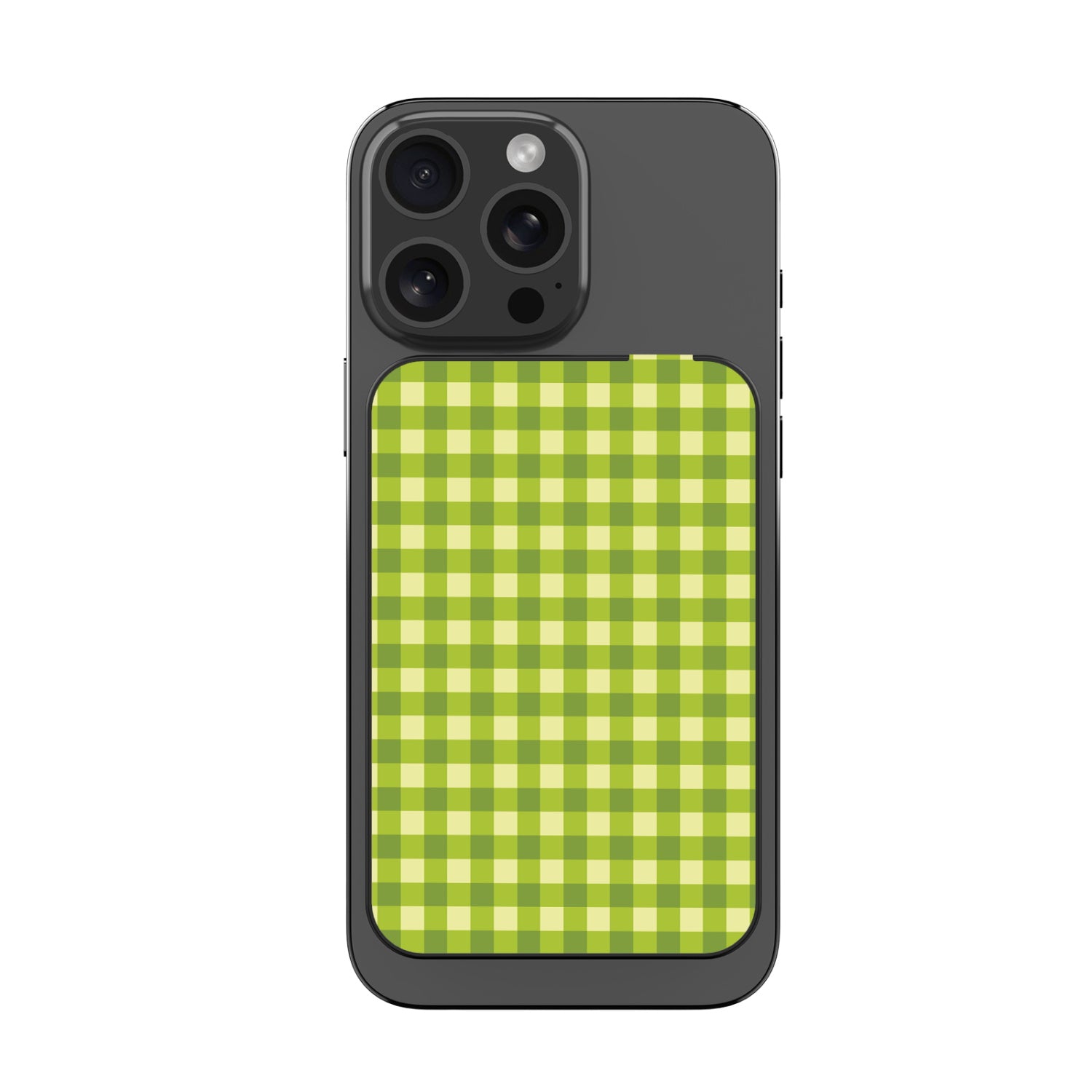MyBat Design Lab 10000mAh Magnetic Wireless Power Bank - Black - Green Gingham - MPBBAT141-BK-476-3.jpg