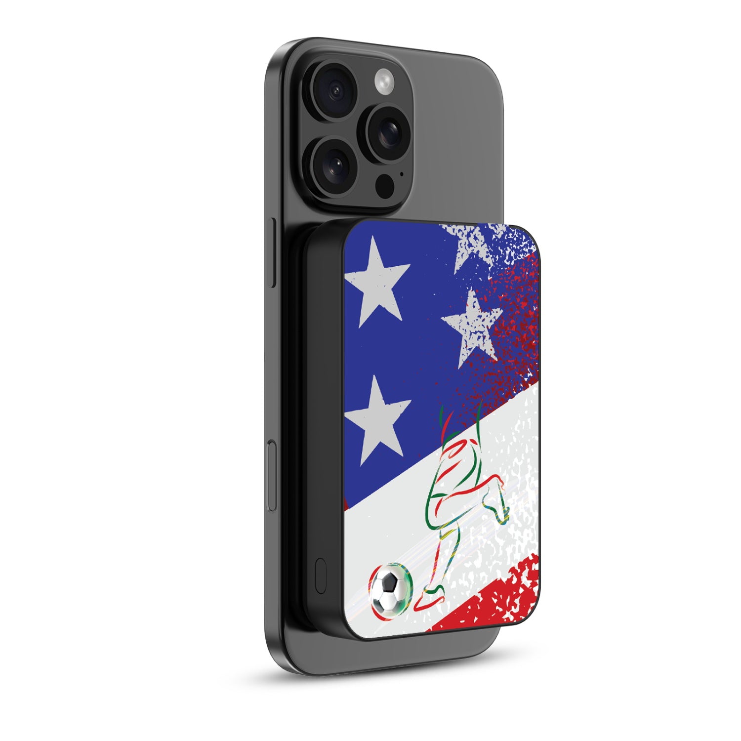 MyBat Design Lab 10000mAh Magnetic Wireless Power Bank - Black – USA Soccer - MPBBAT141-BK-505-2.jpg