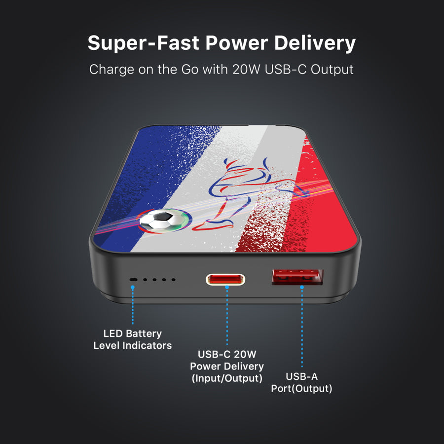 MyBat Design Lab 10000mAh Magnetic Wireless Power Bank - Black – France Soccer - MPBBAT141-BK-511-7.jpg