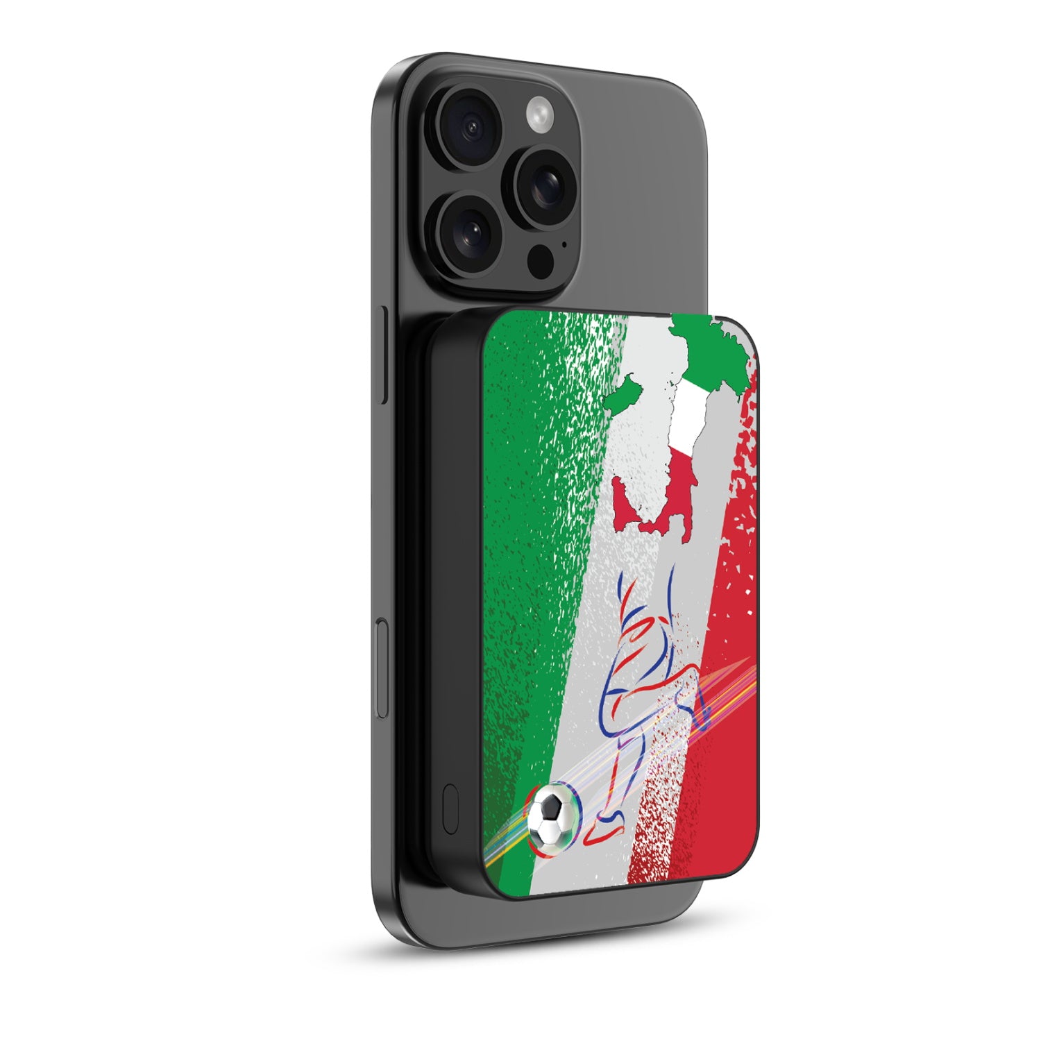 MyBat Design Lab 10000mAh Magnetic Wireless Power Bank - Black – Italy Soccer - MPBBAT141-BK-513-2.jpg