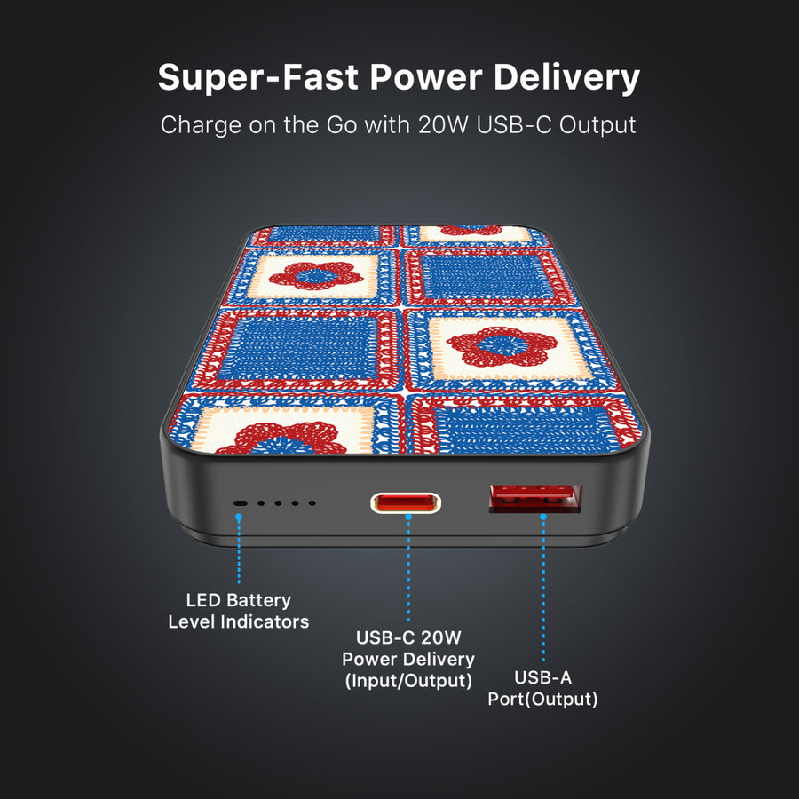 MyBat Design Lab 10000mAh Magnetic Wireless Power Bank - Black – All American Quilt - MPBBAT141-BK-524-6.JPG