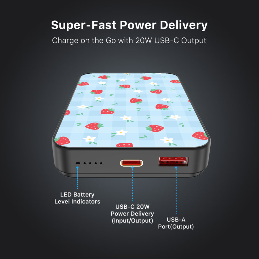 MyBat Design Lab 10000mAh Magnetic Wireless Power Bank - Black – Sweet Strawberry - MPBBAT141-BK-525-6.JPG