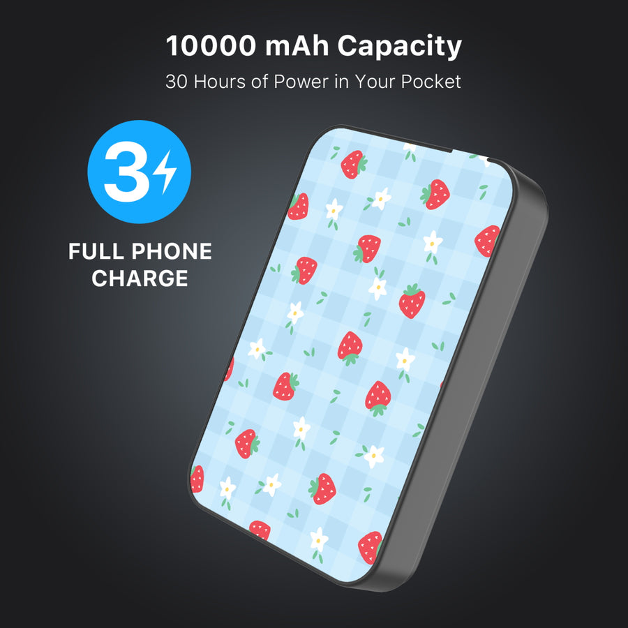 MyBat Design Lab 10000mAh Magnetic Wireless Power Bank - Black – Sweet Strawberry - MPBBAT141-BK-525-7.JPG