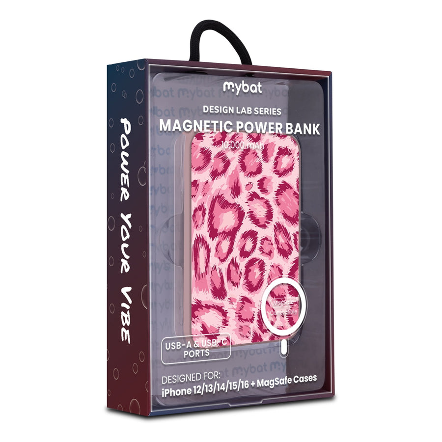 MyBat Design Lab 10000mAh Magnetic Wireless Power Bank - Pink - Pink Leopard Print - MPBBAT143-PK-007-9.jpg