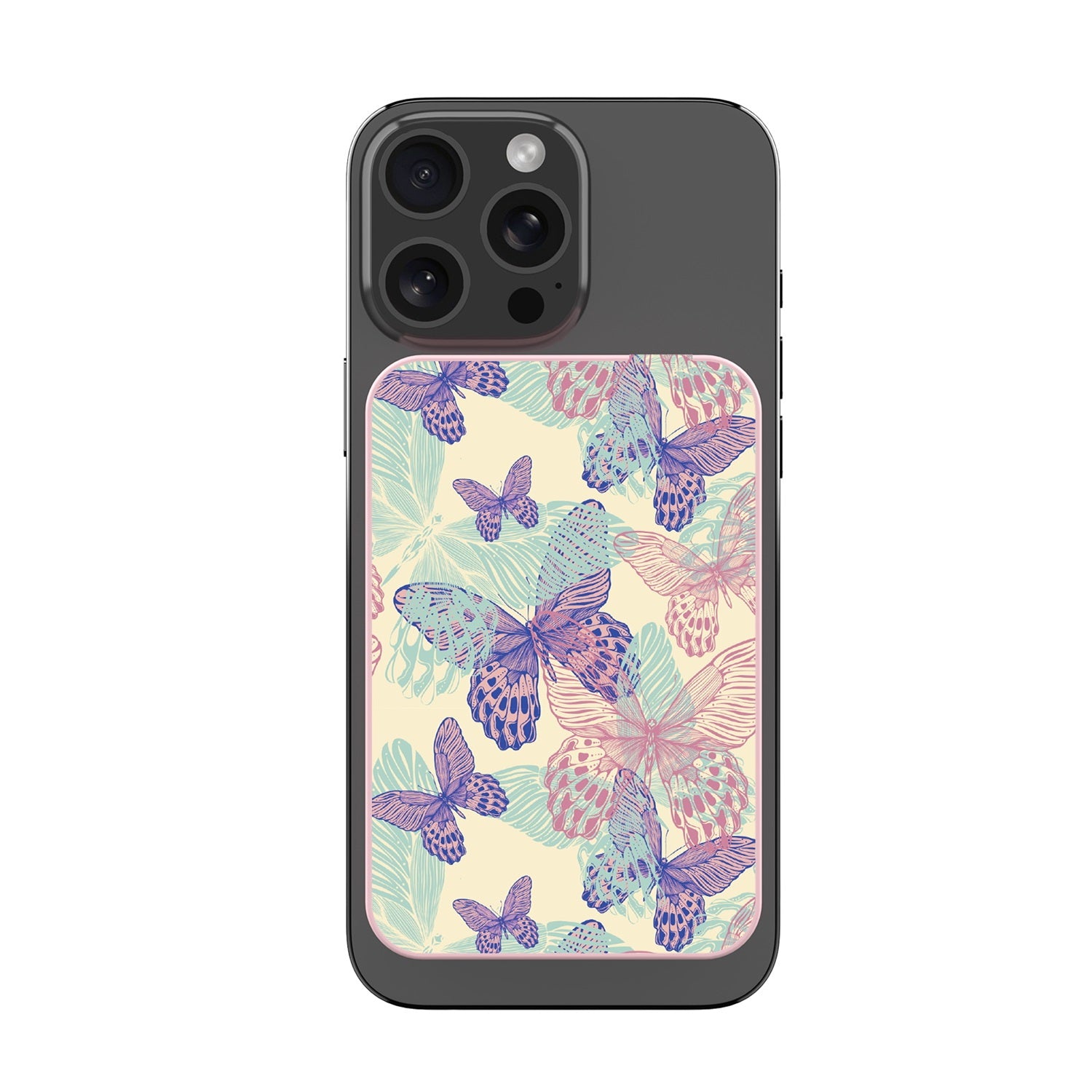 MyBat Design Lab 10000mAh Magnetic Wireless Power Bank - Pink - Butterflies - MPBBAT143-PK-019-3.jpg