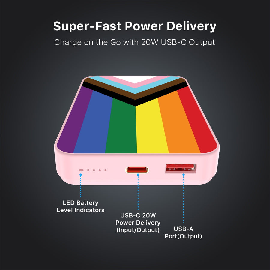 MyBat Design Lab 10000mAh Magnetic Wireless Power Bank - Pink - LGBTQ+ Flag - MPBBAT143-PK-034-7.jpg