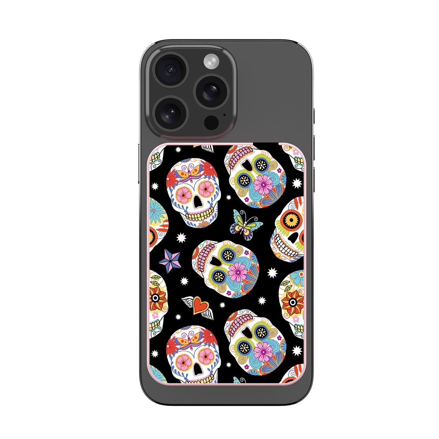 MyBat Design Lab 10000mAh Magnetic Wireless Power Bank - Pink - Day of the Dead - MPBBAT143-PK-056-3.jpg