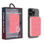 MyBat Design Lab 10000mAh Magnetic Wireless Power Bank - Pink - Sprinkles