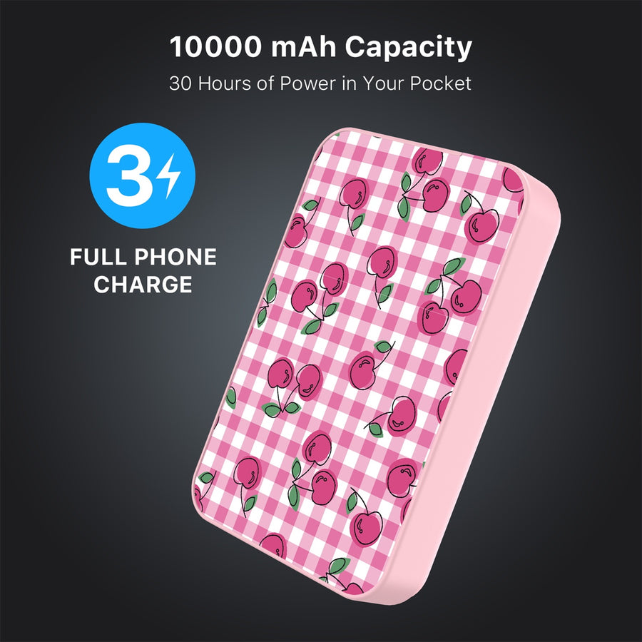 MyBat Design Lab 10000mAh Magnetic Wireless Power Bank - Pink - Pink Cherries - MPBBAT143-PK-100-8.jpg